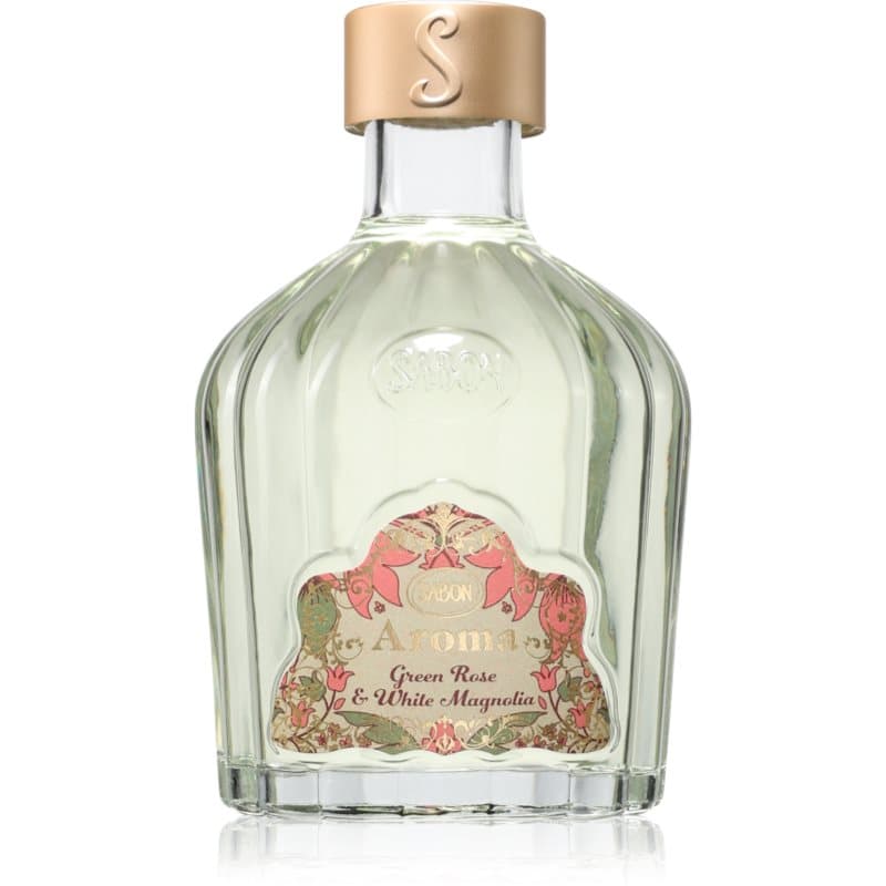 Sabon Green Rose & White Magnolia aroma diffuser met vulling 245 ml