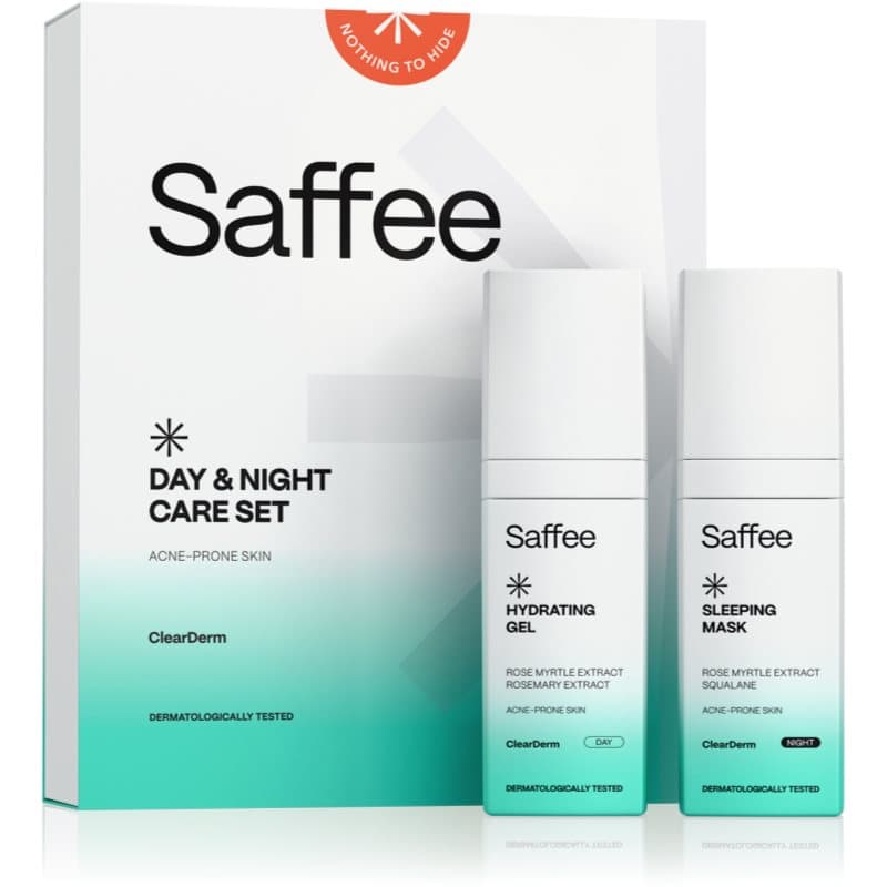 Saffee ClearDerm Day & Night Care Set set voor Problematische Huid