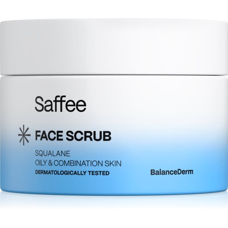 Saffee BalanceDerm Face Scrub Gezichtspeeling voor Gemengde en Vette Huid 50 ml