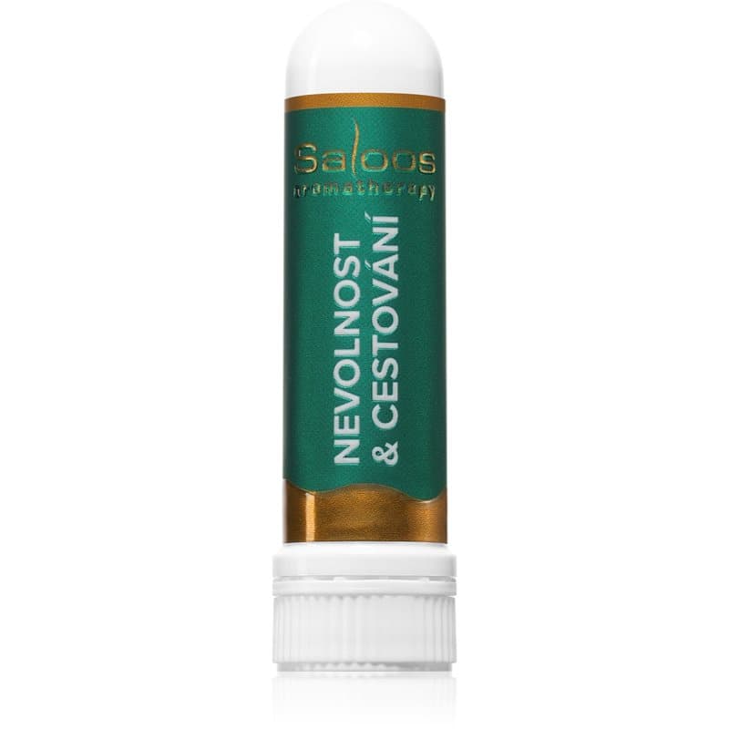 Saloos Aromatherapy Nevolnost & Cestování neusinhaler met Essentiele Olieën 1 st