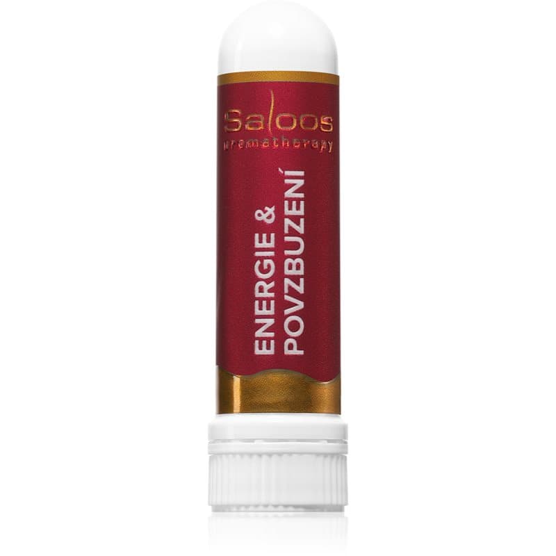 Saloos Aromatherapy Energie & Povzbuzení neusinhaler met Essentiele Olieën 1 st