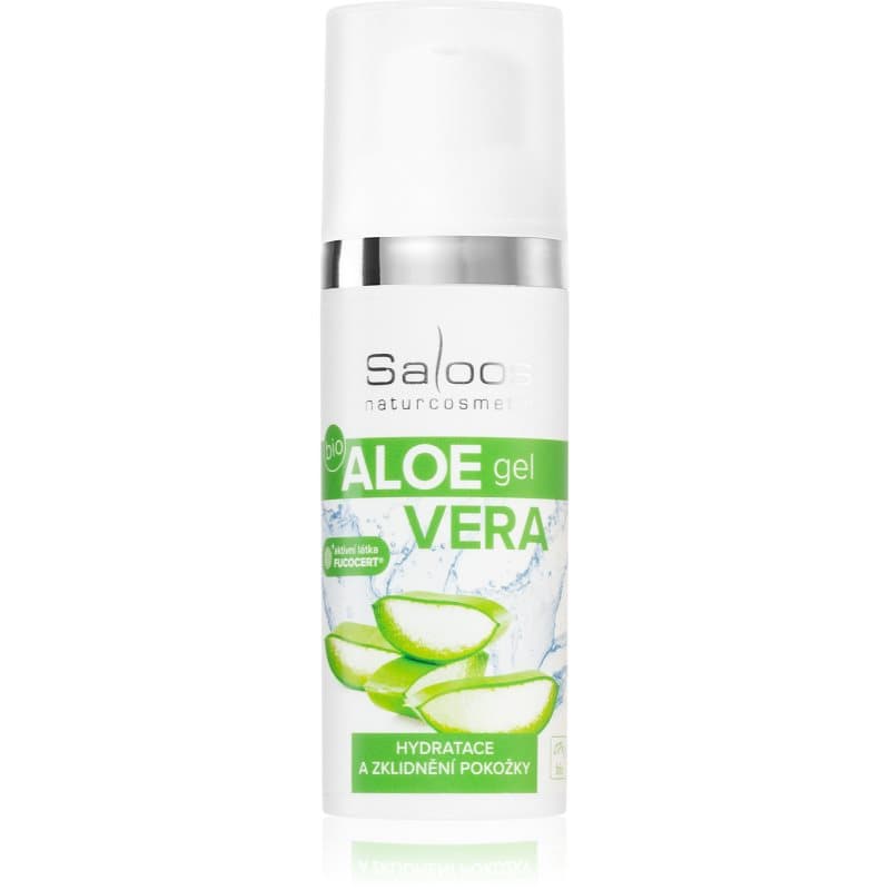 Saloos Bio Aloe Vera Verfrissende Gel voor Droge en Geirriteerde Huid 50 ml