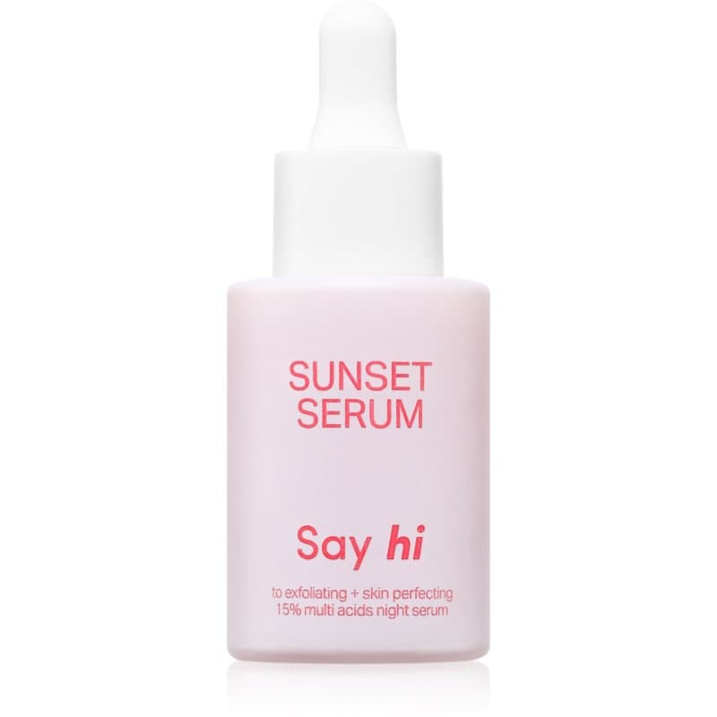 Say Hi Sunset Nachtserum met AHA Acids 30 ml