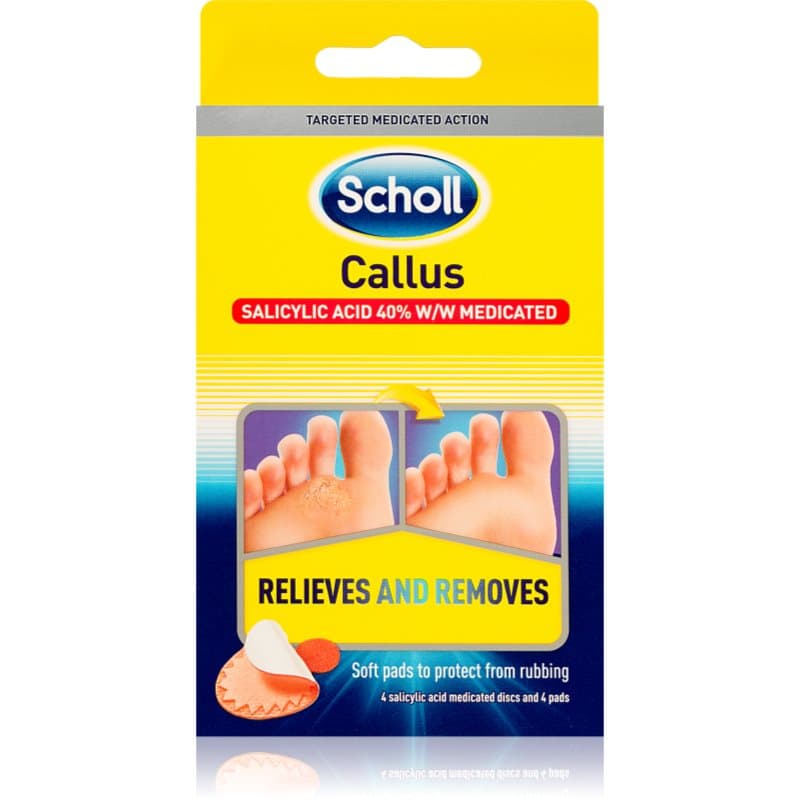 Scholl Callus kussentjes voor de gevoelige plekken van de voetzolen 4 st