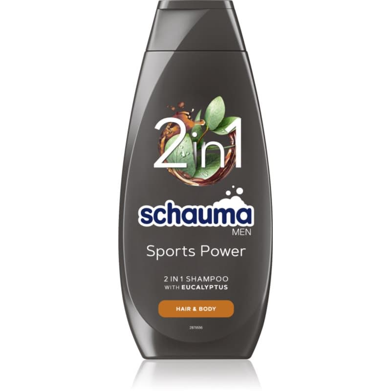 Schwarzkopf Schauma MEN Douchegel en Shampoo 2in1 voor Mannen Sports Power 400 ml