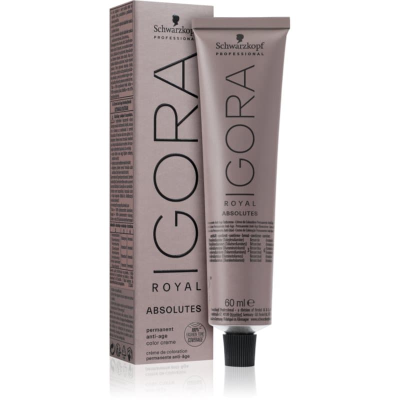 Schwarzkopf Professional IGORA Royal Absolutes Haarkleuring Tint 8-01 Light Blonde Natural Cendré 60 ml