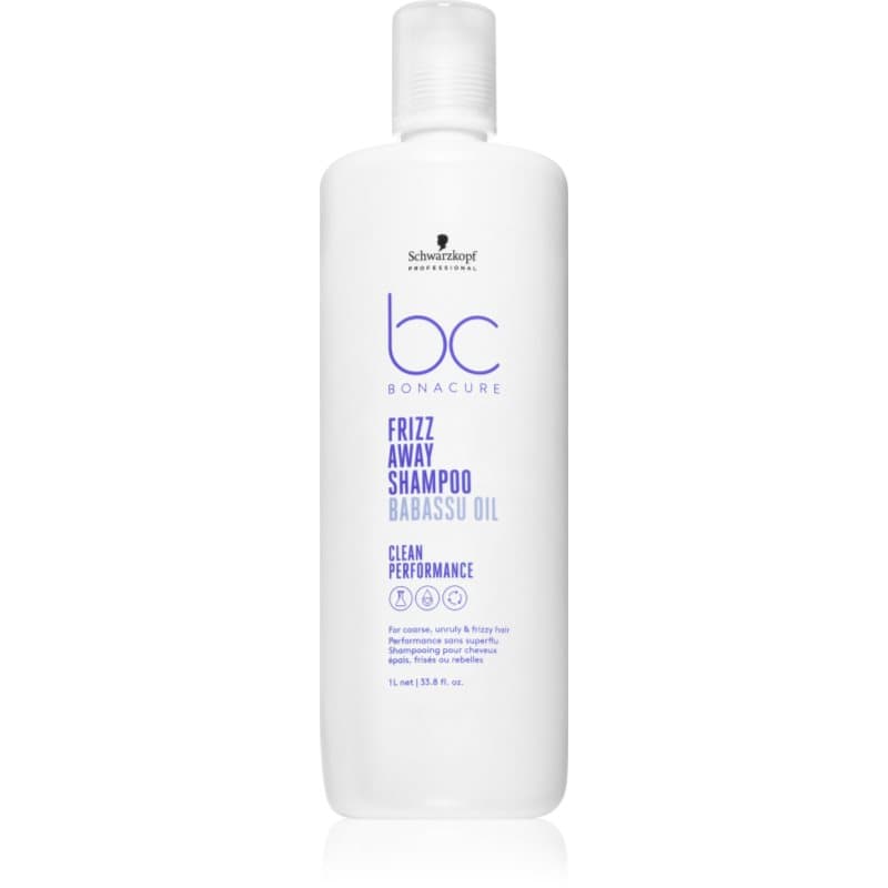 Schwarzkopf Professional BC Bonacure Frizz Away Shampoo Shampoo voor Onhandelbaar en Pluizig Haar 1000 ml