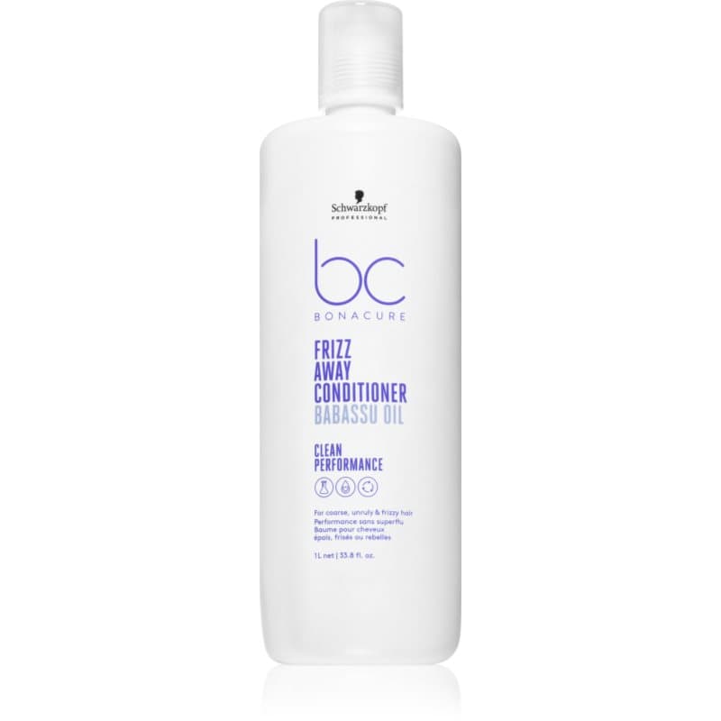 Schwarzkopf Professional BC Bonacure Frizz Away Conditioner Conditioner voor Onhandelbaar en Pluizig Haar 1000 ml