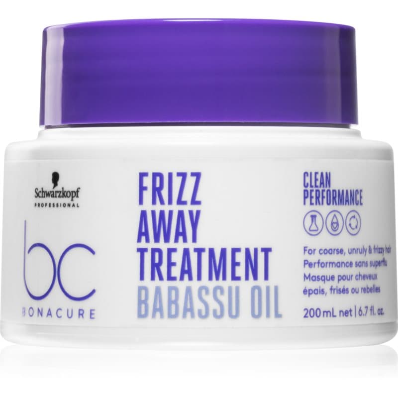 Schwarzkopf Professional BC Bonacure Frizz Away Treatment Masker voor Onhandelbaar en Pluizig Haar 200 ml