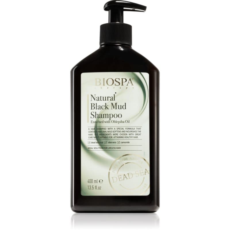 Sea of Spa Bio Spa Natural Black Mud Voedende Shampoo  voor Haar zonder Vitaliteit 400 ml