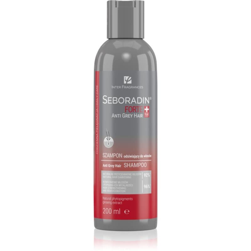 Seboradin Forte Anti-Grijs Shampoo voor Donker Haar 200 ml
