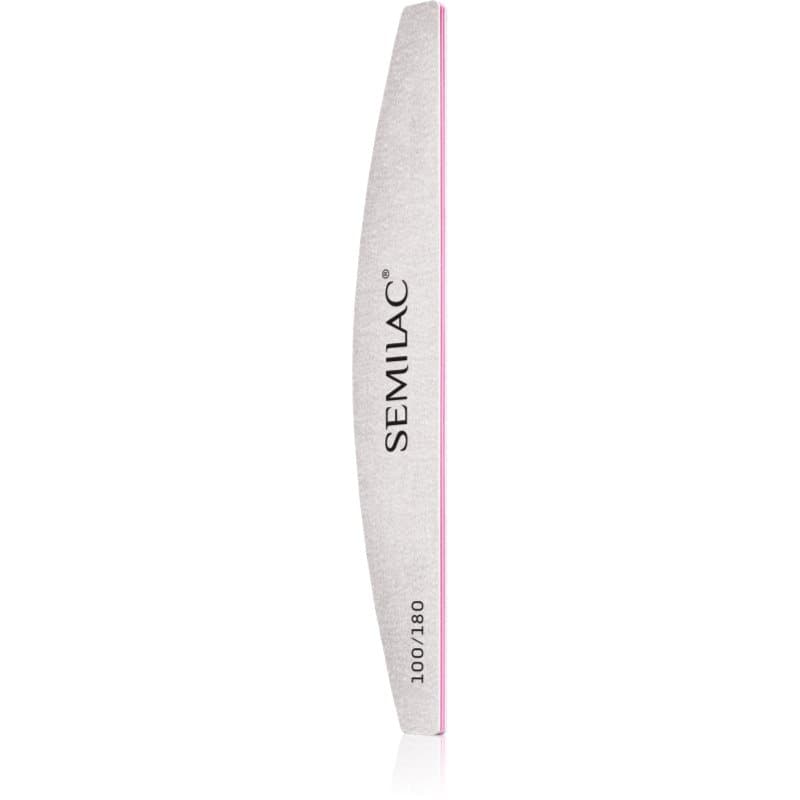 Semilac Accessories Nail File 100/180 klassieke nagelvijl met twee verschillende ruwheden 1 st