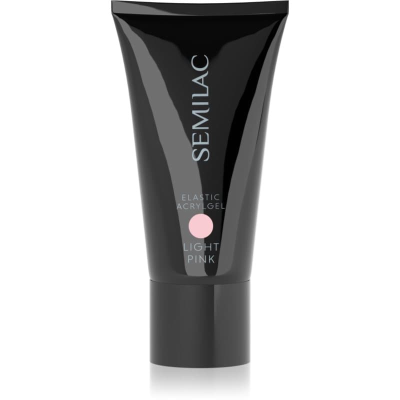 Semilac Acrylgel Elastic White Cream Acryl Gel voor Nagels Tint Light Pink 30 g