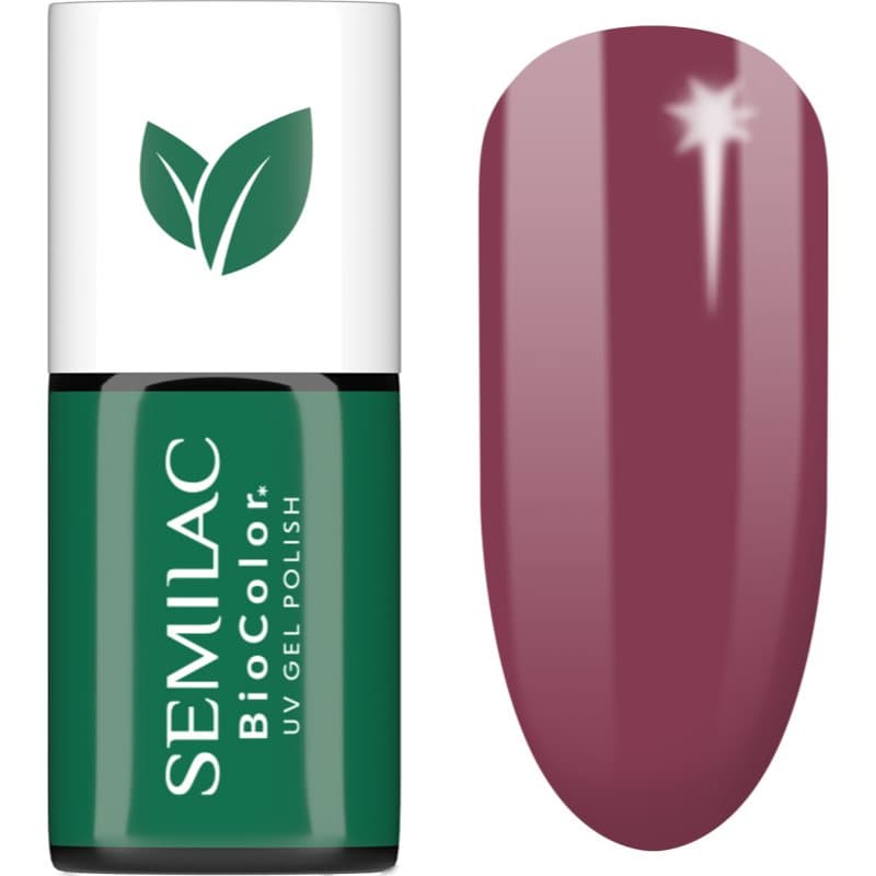Semilac UV Hybrid BioColor Gel Nagellak voor UV/LED Lamp Tint 718 Natural Cyclamen 7 ml