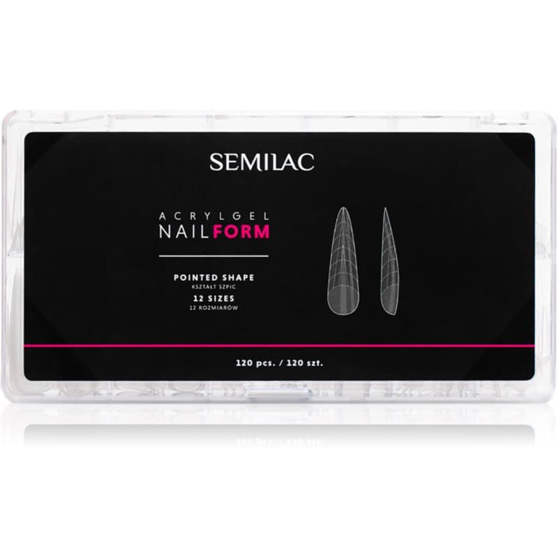 Semilac Accessories Acrylgel Nail Form sjablonen voor Nagels maat Pointed 120 st