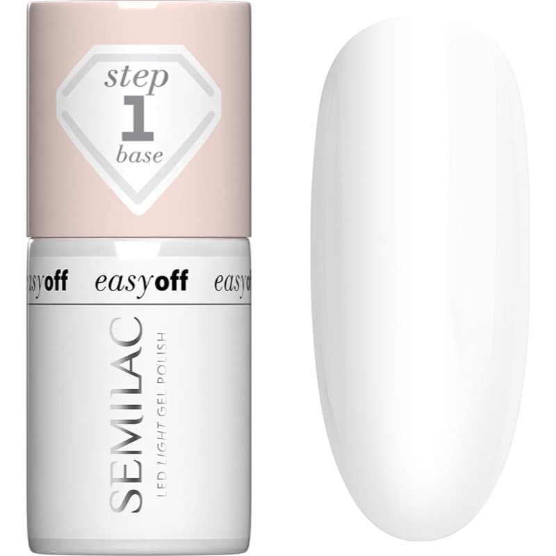 Semilac Easy Off Step 1 Base Nagellak voor Gel Nagels 7 ml