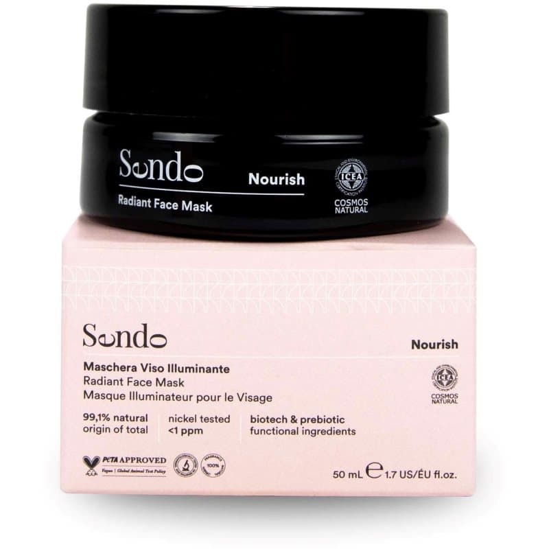 Sendo Nourish Radiant Face Mask Verhelderende Masker voor het Gezicht 50 ml