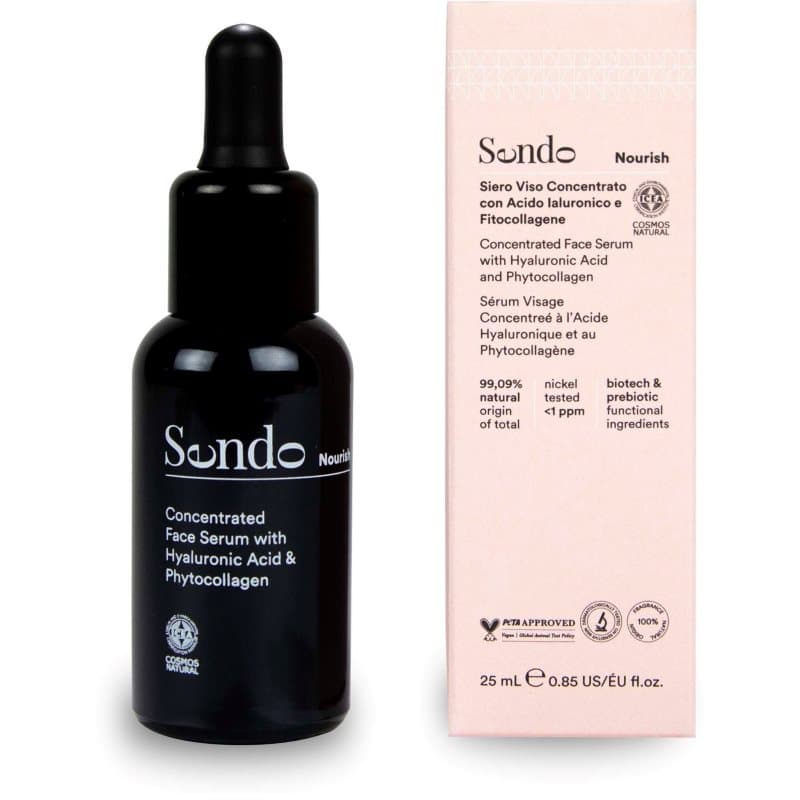 Sendo Nourish Concentrated Face Serum with Hyaluronic Acid & Phytocollagen Concentraat met hyaluronzuur en fytocollageen 25 ml