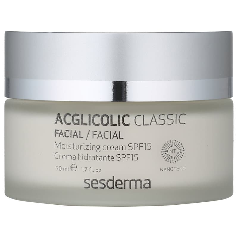 Sesderma Acglicolic Classic Facial Verjongende Hydraterende Crème SPF 15 50 ml