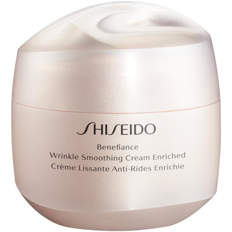 Shiseido Benefiance Wrinkle Smoothing Cream Enriched dag- en nachtcrème tegen rimpels voor Droge Huid 75 ml