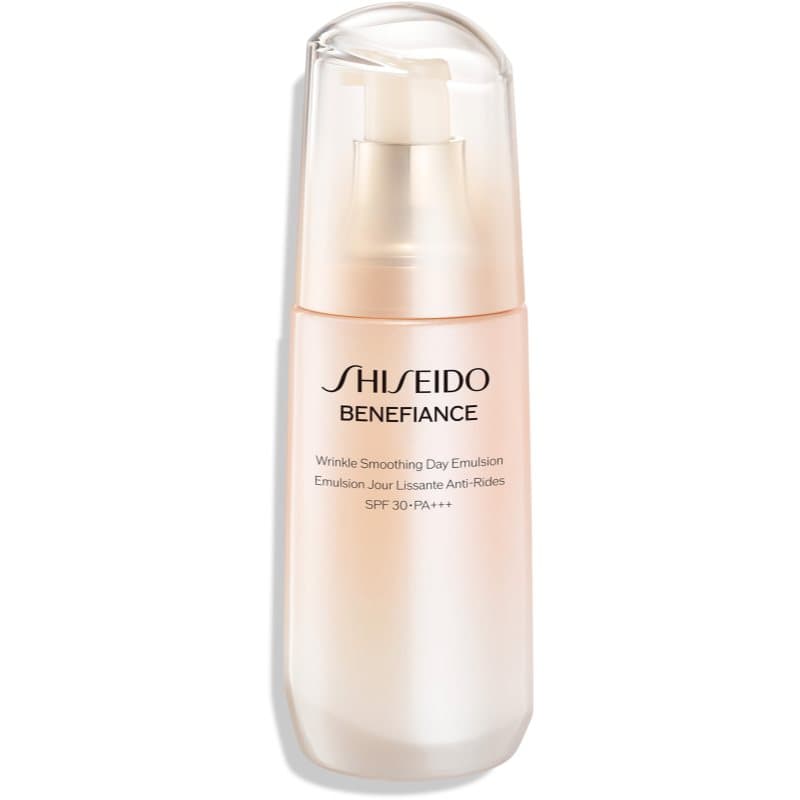 Shiseido Benefiance Wrinkle Smoothing Day Emulsion Beschermende Emulsie tegen Huidveroudering SPF 30 75 ml