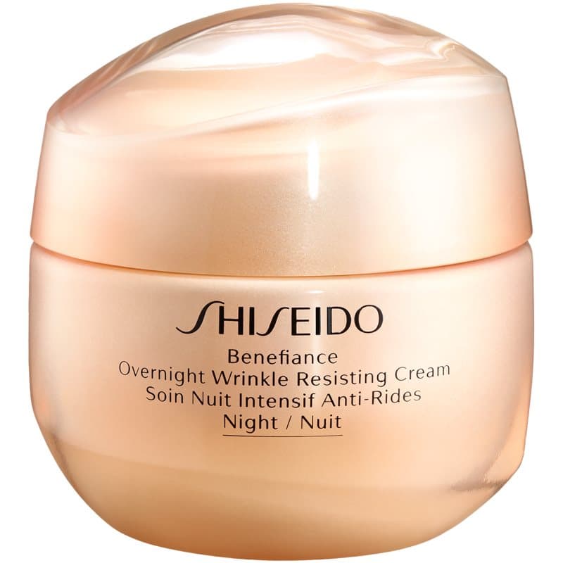 Shiseido Benefiance Overnight Wrinkle Resist Cream Nachtcrème  tegen Rimpels 50 ml