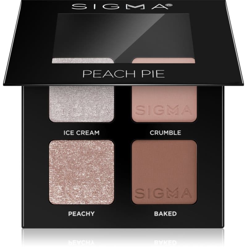 Sigma Beauty Quad oogschaduw palette Tint Peach Pie 4 g