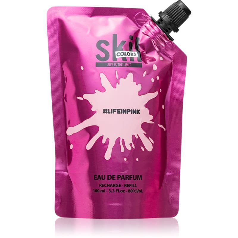 Skil Colors Life in Pink Eau de Parfum Navulling voor Vrouwen 100 ml