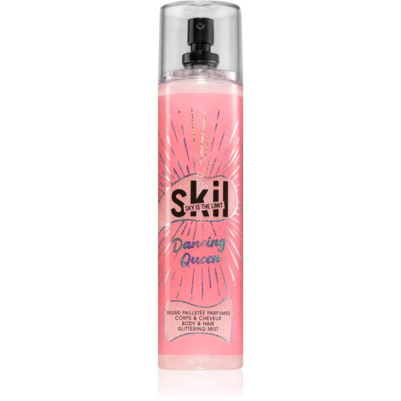 Skil Night Call Dancing Queen Spray voor Lichaam en Haar met Glitters 250 ml