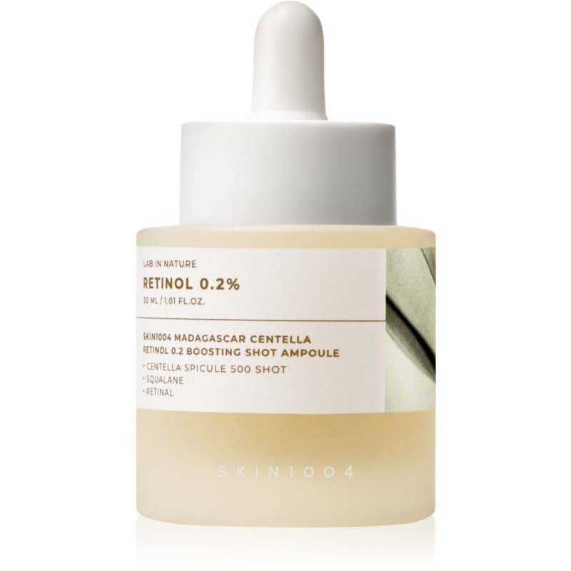 SKIN1004 Lab In Nature Retinol 0.2% Boosting Shot Ampoule regenererend anti-rimpelserum voor verhoging van de huidelasticiteit 30 ml