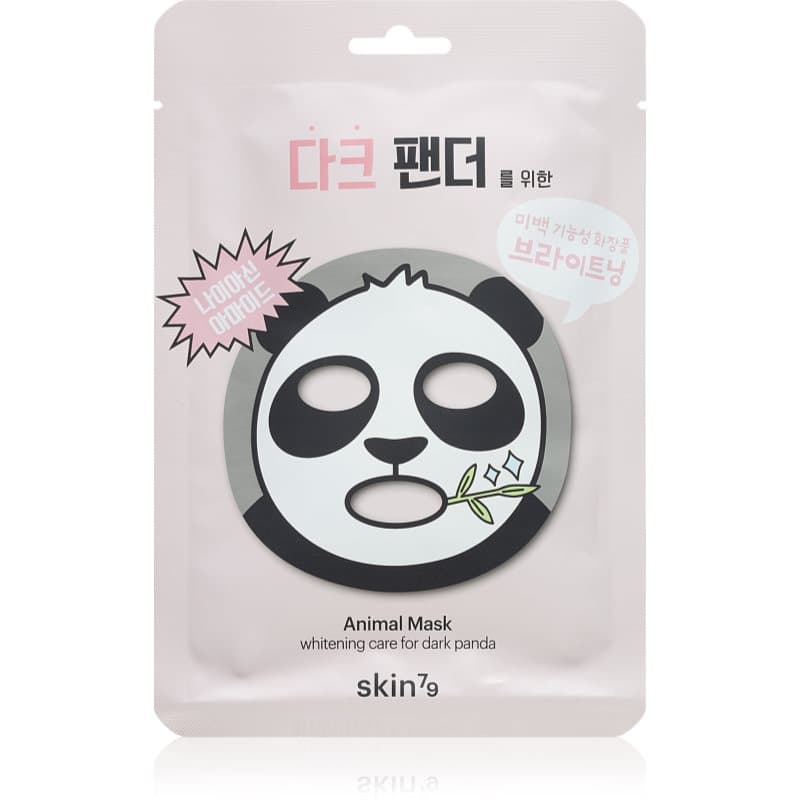 Skin79 Animal For Dark Panda verhelderende sheet mask 23 g
