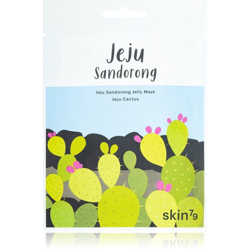 Skin79 Jeju Sandorong Jeju Cactus voedende sheet mask met Hydraterende Werking 33 ml