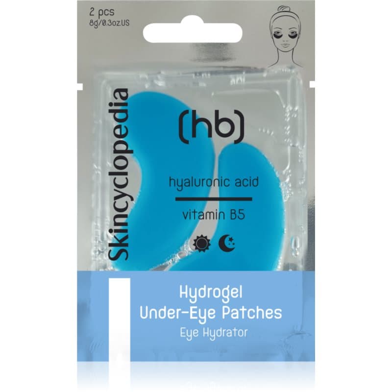 Skincyclopedia Hydrogel oogmasker met Hyaluronzuur 2 st