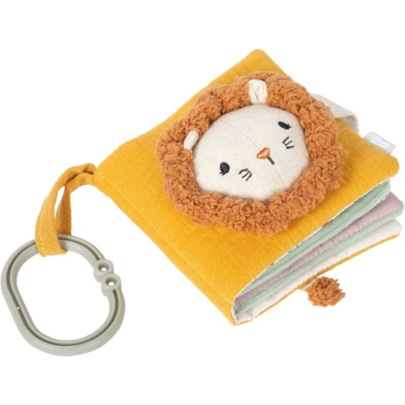 Small foot Little Lion educatief boekje met contrasterende kleuren 1 st