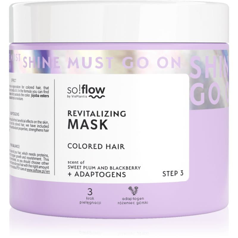so!flow Coloured Hair Revitalizing Mask Intensief Revitaliserende Masker voor Gekleurd Haar 400 ml