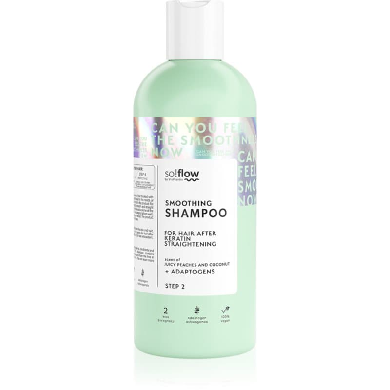 so!flow After Keratin Straightening Smoothing Shampoo Gladmakende Shampoo 400 ml