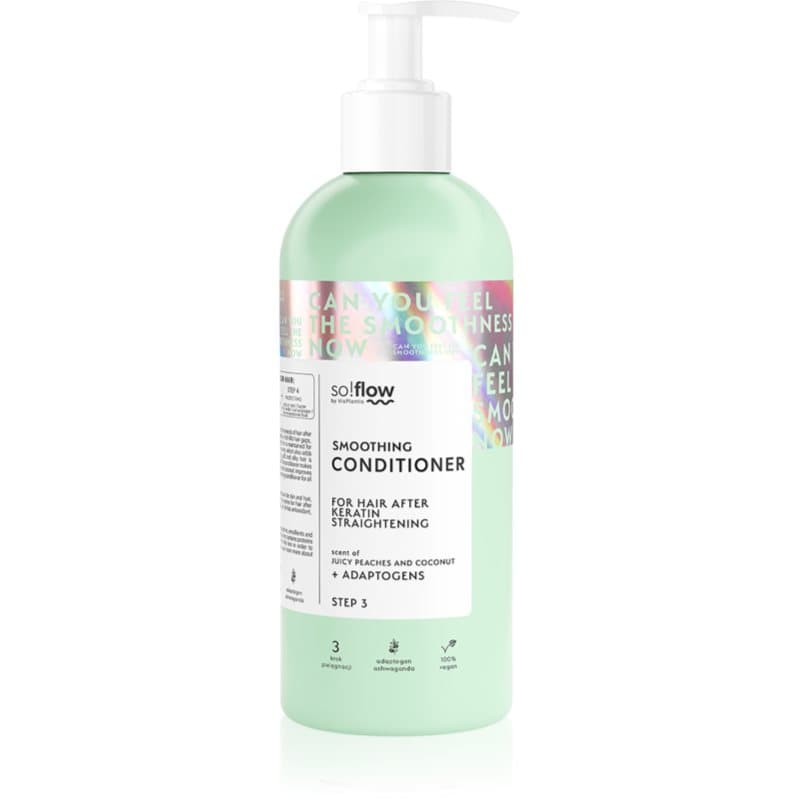 so!flow After Keratin Straightening Smoothing Conditioner Gladmakende Conditioner 400 ml