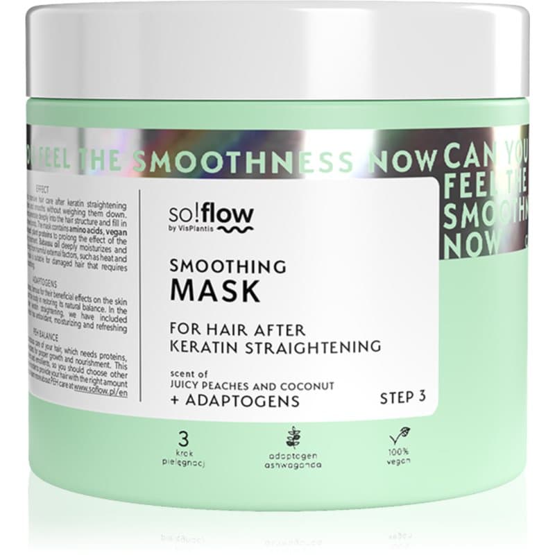 so!flow After Keratin Straightening Smoothing Mask Haarmasker 400 ml