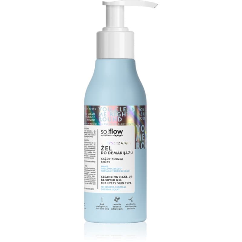 so!flow Cleansing Make-Up Removal Gel Make-up Reiniger Gel voor alle huidtypen 150 ml