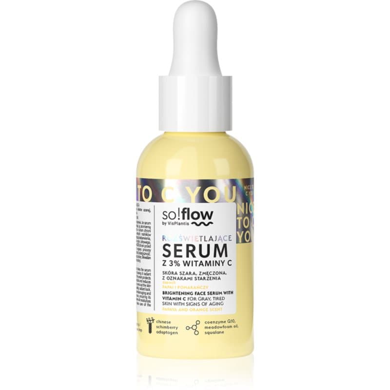so!flow Brightening Face Serum With Vitamin C Verhelderende Serum met Vitamine C 30 ml