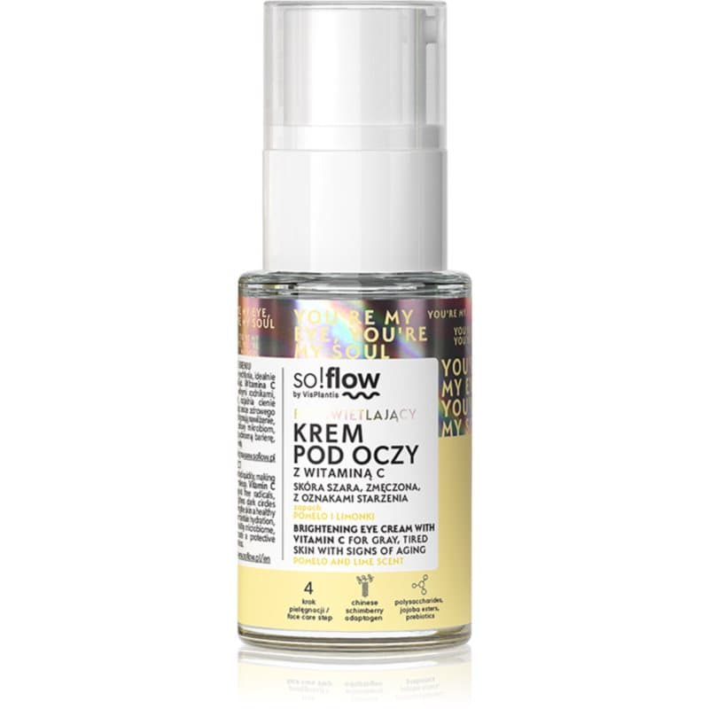 so!flow Brightening Eye Cream With Vitamin C ontgiftende en verhelderende oogcrème met Vitamine C 15 ml