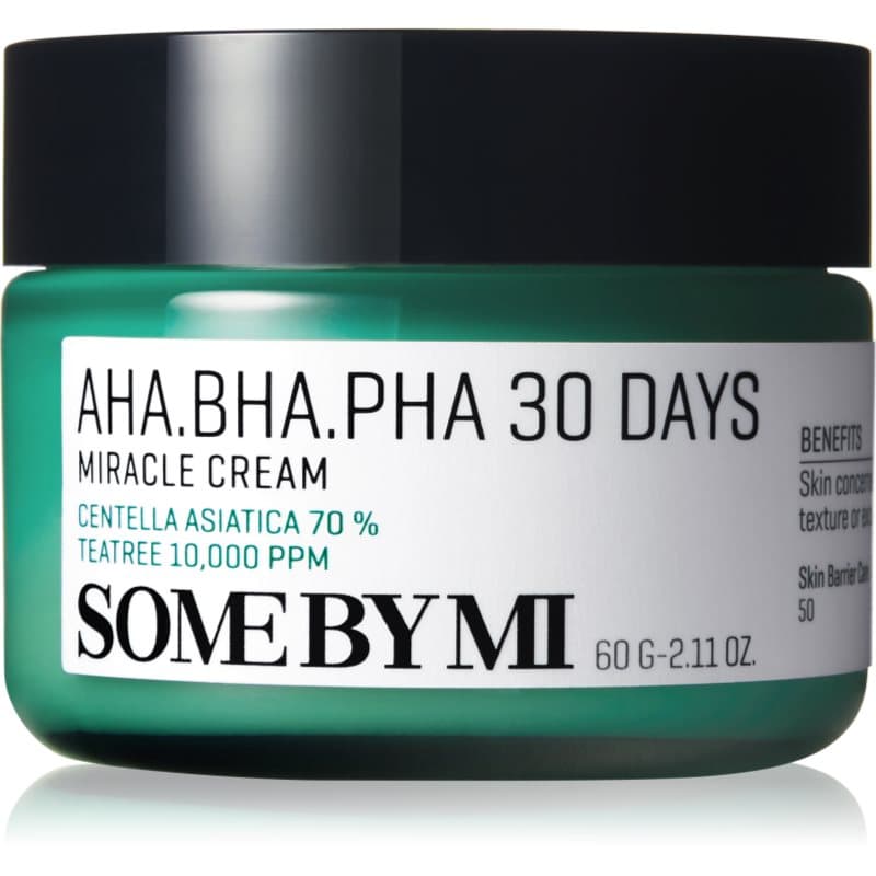 Some By Mi AHA∙BHA∙PHA 30 Days Miracle Cream multi-actieve crème met kalmerend effect 60 ml