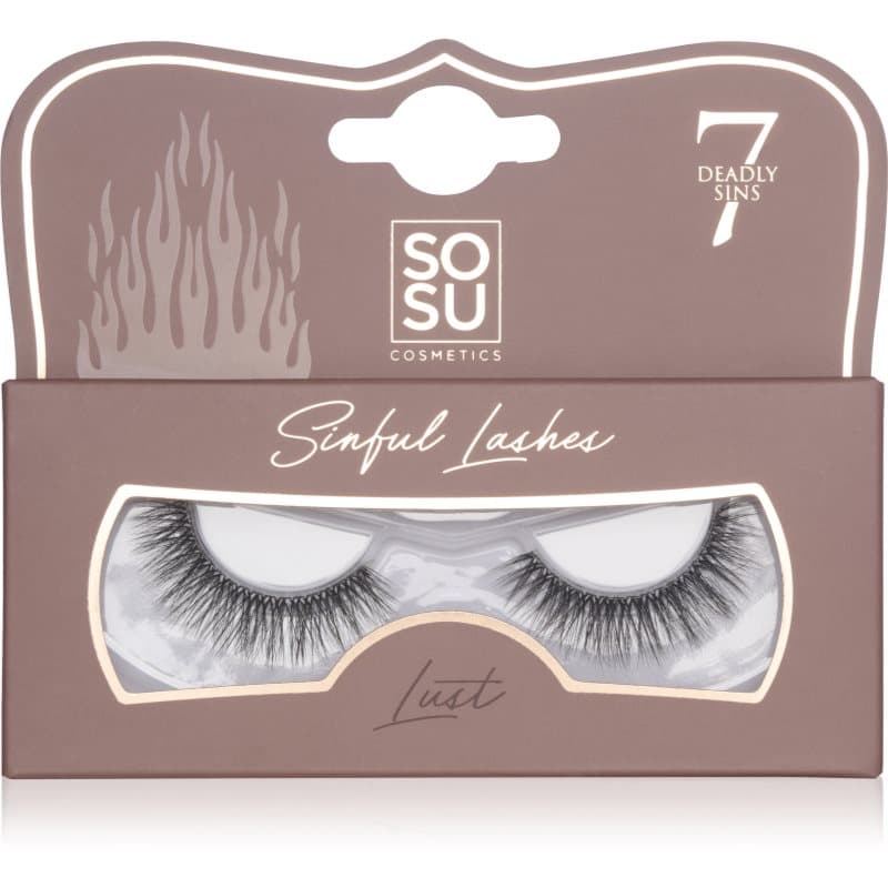 SOSU Cosmetics 7 Deadly Sins Lashes Nepwimpers Lashes Lust 1 st