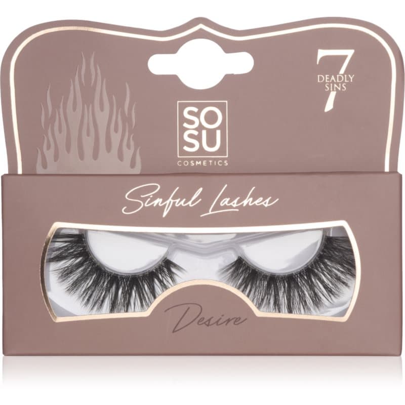 SOSU Cosmetics 7 Deadly Sins Lashes Nepwimpers Desire 1 st
