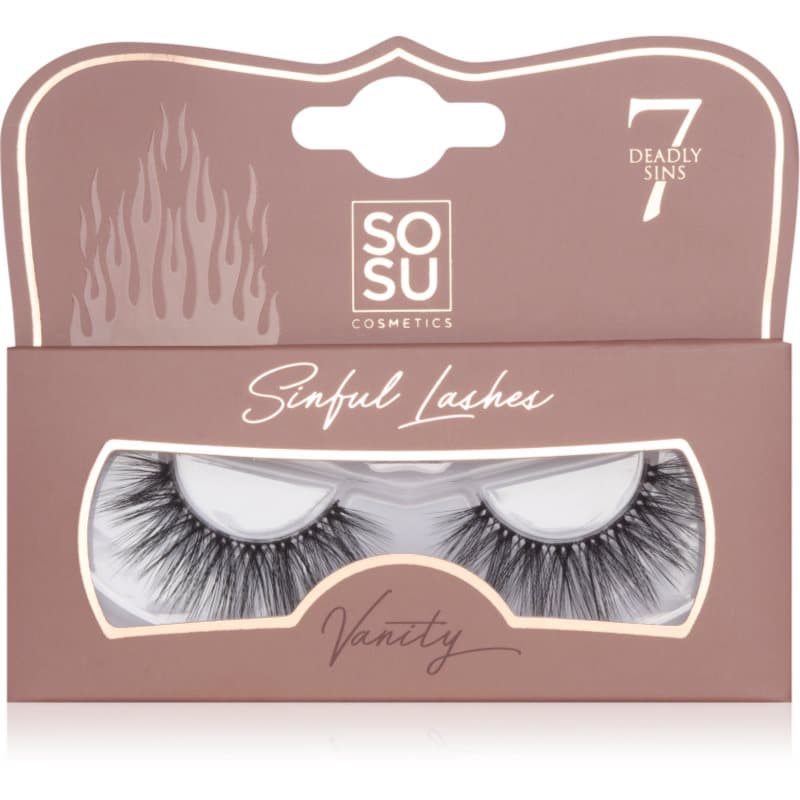 SOSU Cosmetics 7 Deadly Sins Lashes Nepwimpers Vanity 1 st