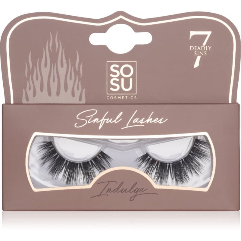 SOSU Cosmetics 7 Deadly Sins Lashes Nepwimpers Indulge 1 st