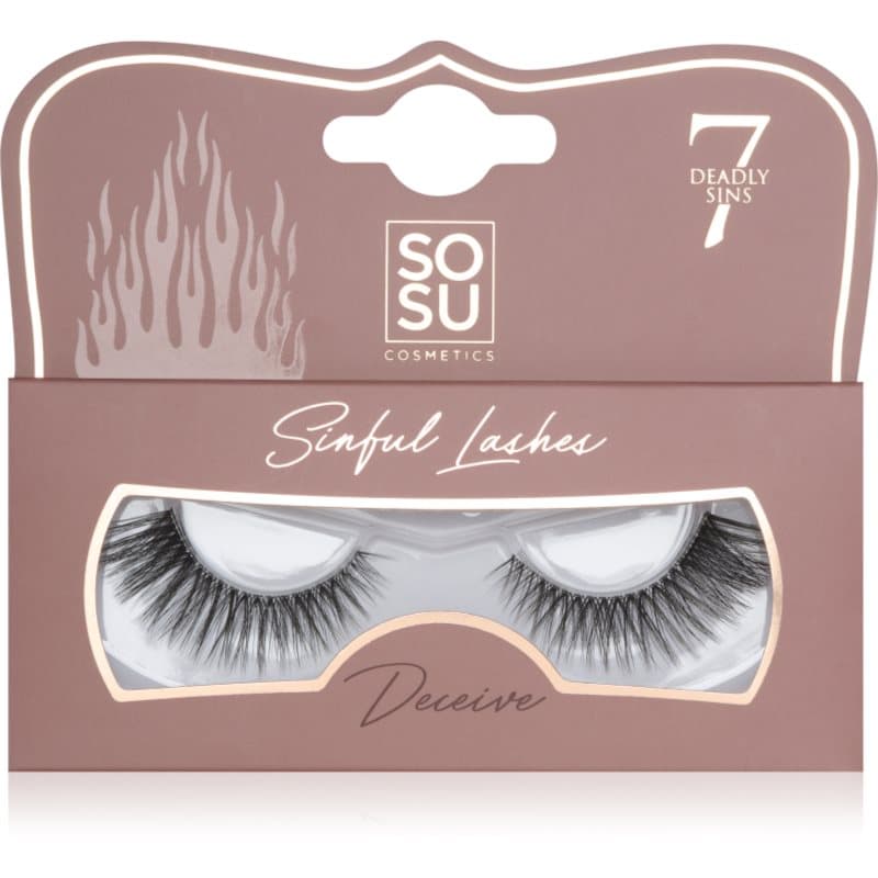SOSU Cosmetics 7 Deadly Sins Lashes Nepwimpers Deceive 1 st