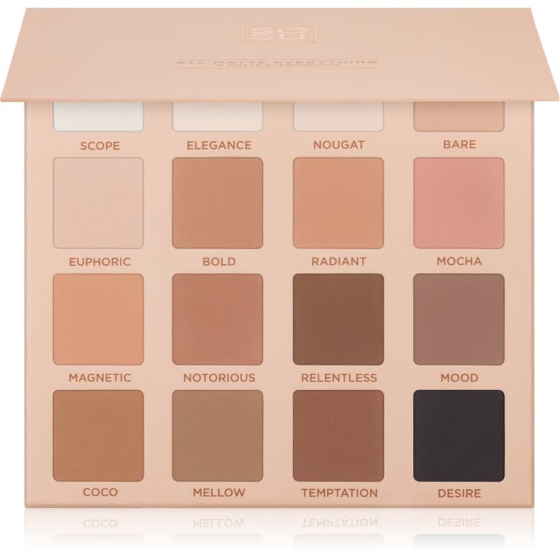 SOSU Cosmetics All Matte Everything Eyeshadow Palette oogschaduw palette 16x2 g