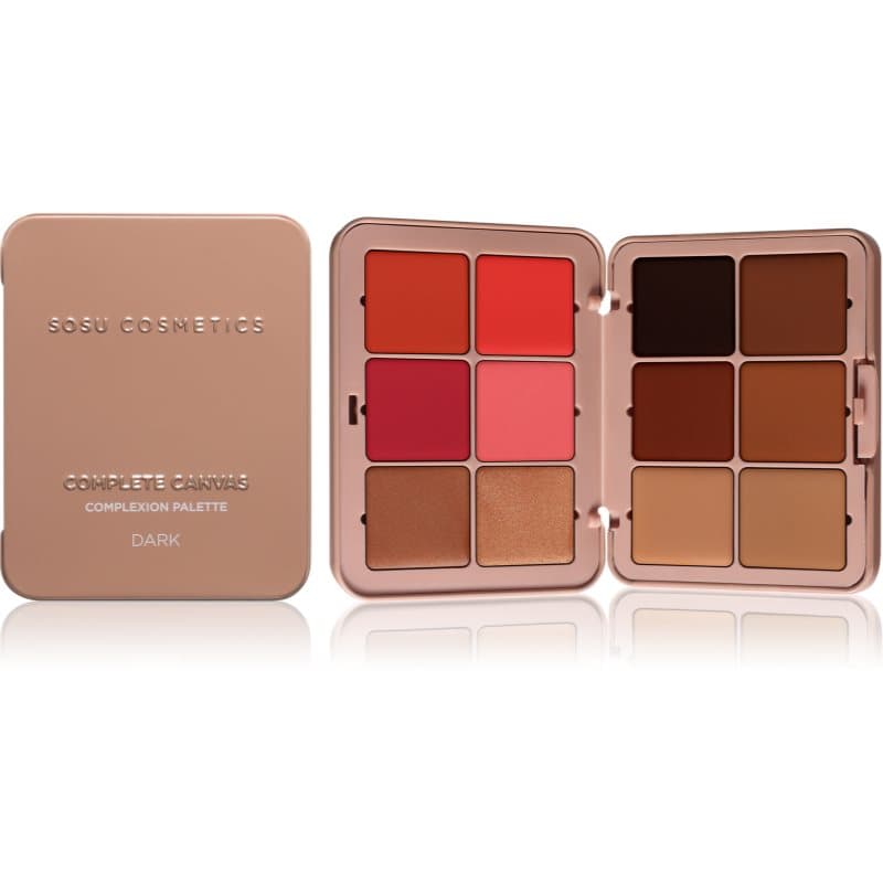 SOSU Cosmetics Complete Canvas Complexion Palette Multifunctionele Palette voor het Gezicht Tint 26.4 g