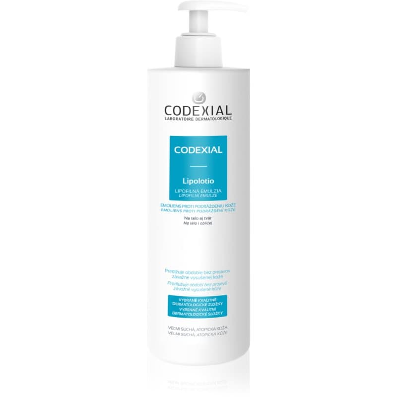 Spiridea Codexial Lipolotio Hydraterende Emulsie voor Atopische Kinderen en Volwassenen met Regenererende Werking 400 ml